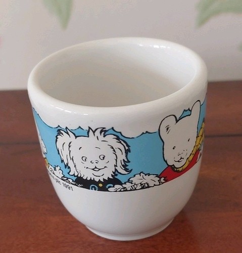 Rupert the bear egg cup - rupert, 1991