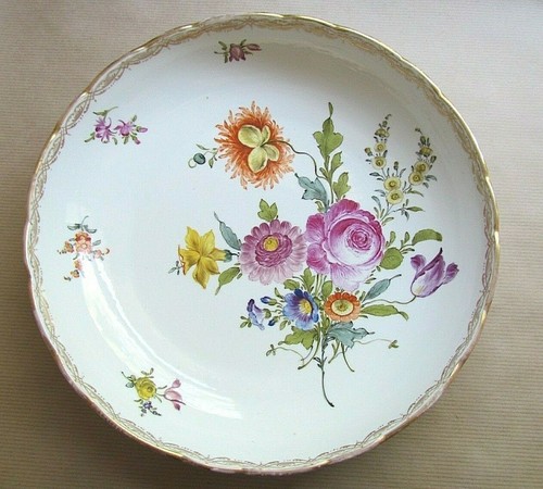 Dresden china vintage large - dresden,