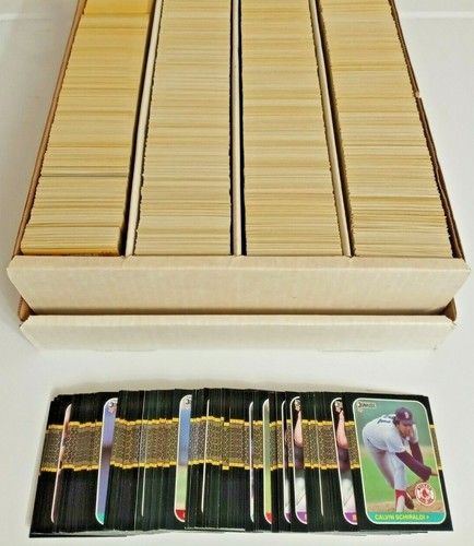 1987 donruss baseball cards - baseball,