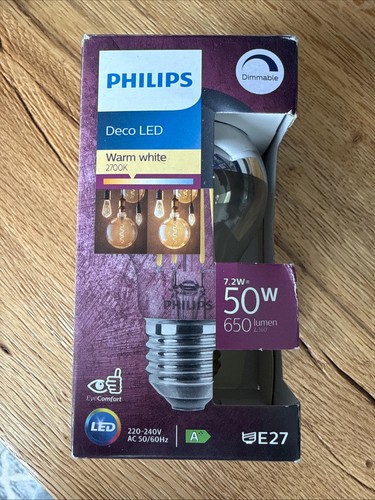Philips deco led e27 - e27, warm