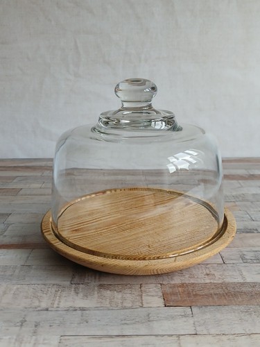Glass wood cheese - glass,