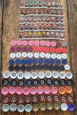 Large Joblot. 50 Subbuteo/Santiago  Heavyweight Figures, 50 Discs & Bases