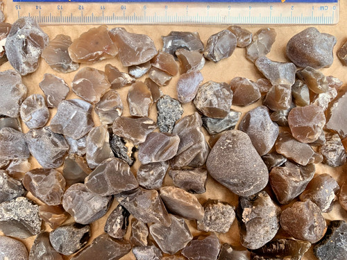 Flints chipped and - -,
