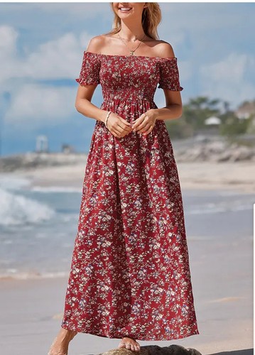 Iskra off shoulder smocked - iskra,