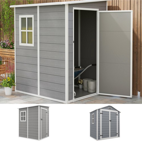 Plastic garden shed - shed,, lockable