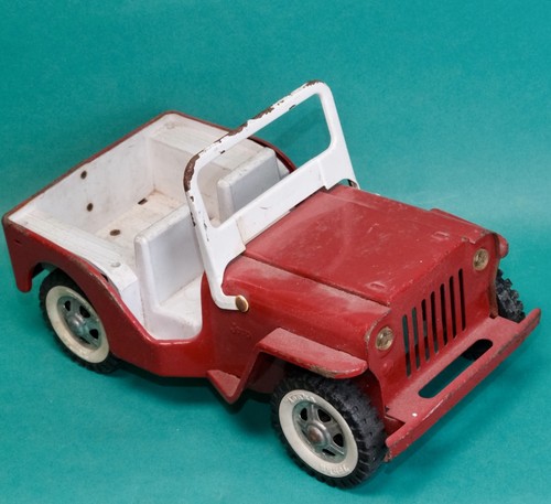 Vintage tonka toys red jeep - toys,