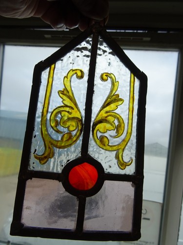 Antique hand painted hanging - ,