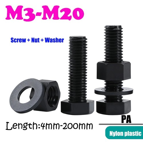 Plastic hex hexagon head - plastic,
