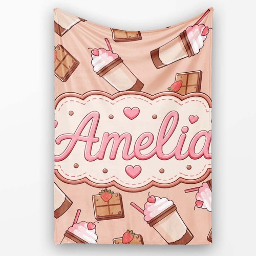 Soft fleece blanket cute - blanket,