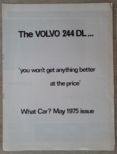 Volvo 244 DL Road Test