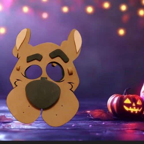 Vintage scooby doo foam face - scooby-doo,