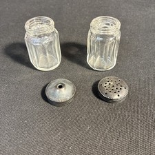 Salt And Pepper Pots.sterling