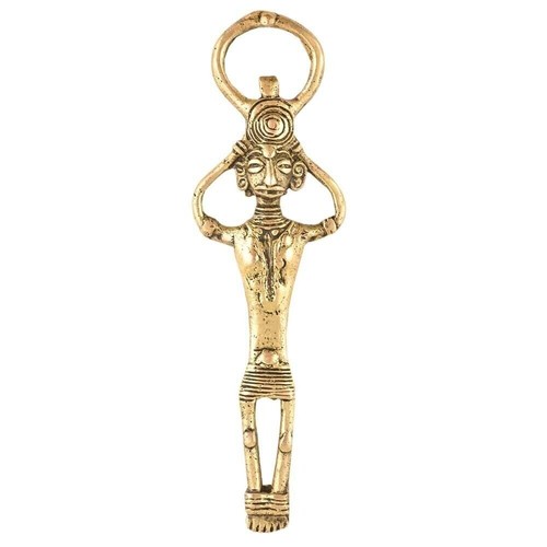 Antique style brass tribal - brass,