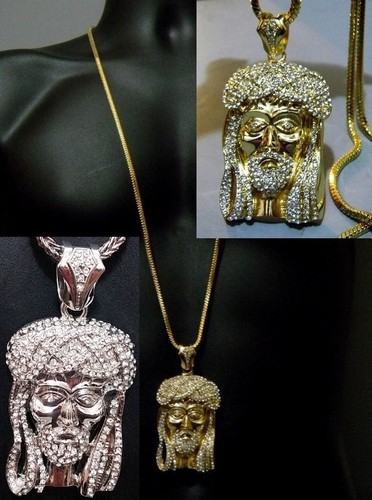 Jesus piece pendant - piece, crown