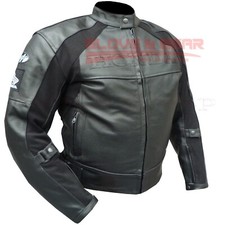 BLACK HONDA MOTORCYCLE COWHIDE