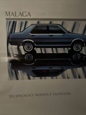 Seat Malaga Car Sales Spec & Colours Info Brochure Frameable 1995