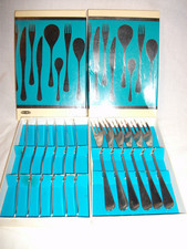 1970.s Old Hall Robert Welch Design Alveston Stainless-Fish Eaters-12 Pieces