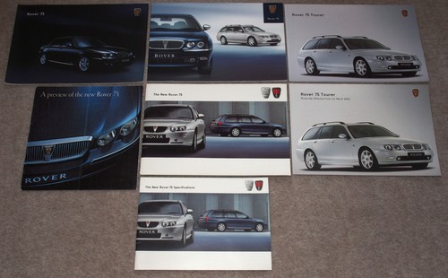 Rover car sales brochures - rover,