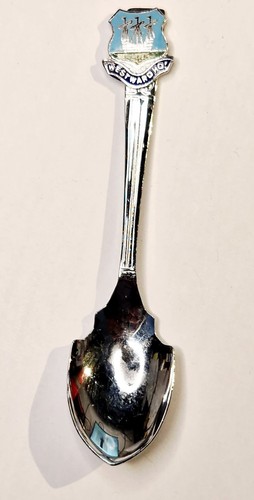 Collectors chrome tea spoon - tea,
