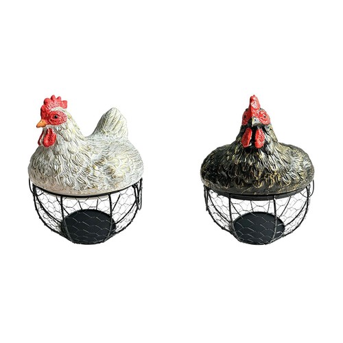 Chicken egg basket container - chicken,