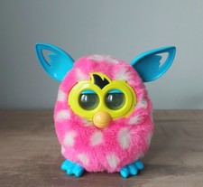 Hasbro 2012 Furby Boom Pink Figure Polka Dots Working Clean Good Condition 