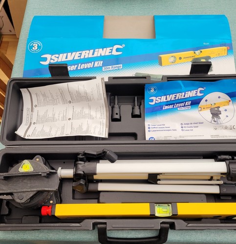 Silverline laser level - silverline,