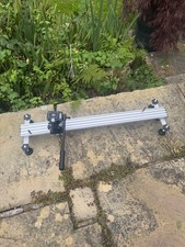 CUSTOM BUILT 1 METER SLIDER FOR VIDEO OR STILLS PHOTOGRAPHY WITH MANFROTTO 200