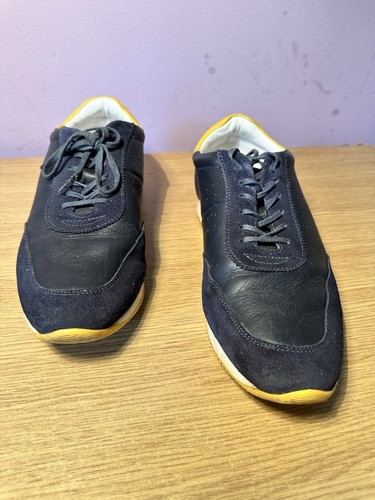 Pavers navy yellow leather - yellow,