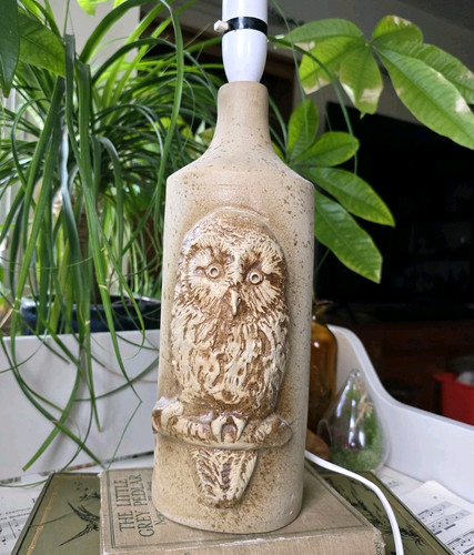 Vintage table lamp owl studio - lamp,