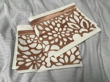 M&S Terracotta Mix Appliqué Pillowcases X 2