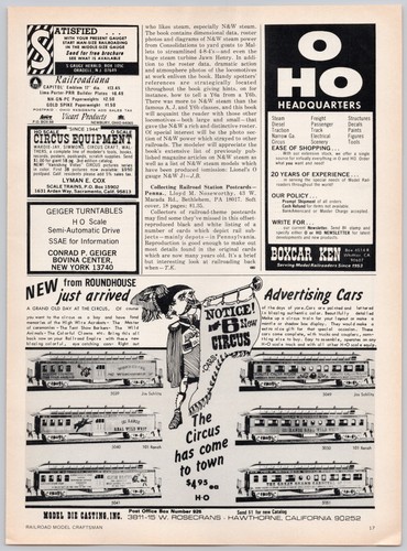 1973 model trains circus - trains,