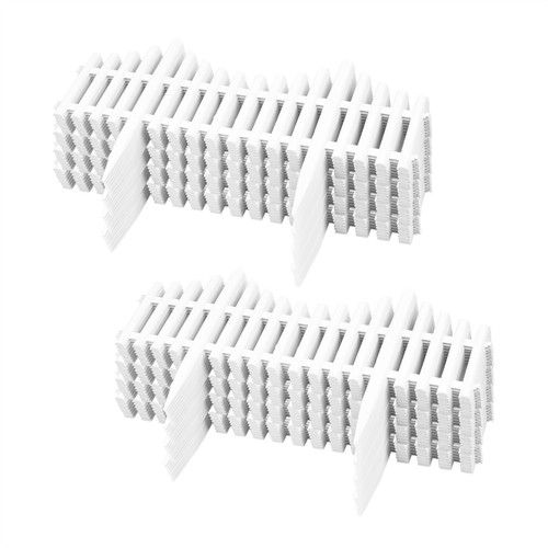 64pc flexible white picket - 8-64pc,