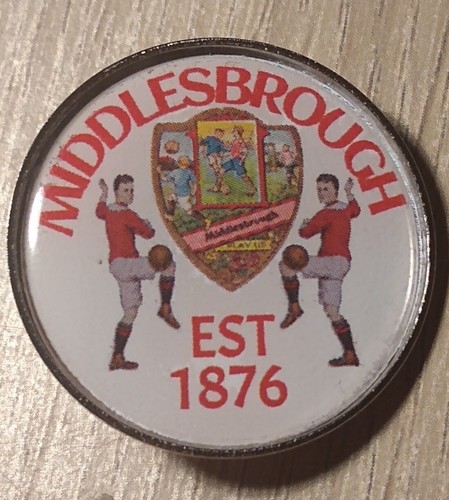 Retro middlesbrough pin - middlesbrough, fc