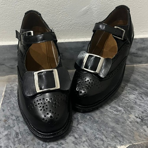 New black leather buckel - leather,