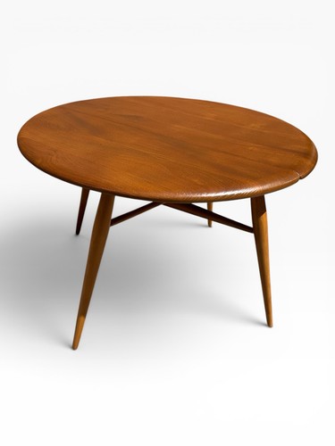 Vintage ercol blue label model - blue,