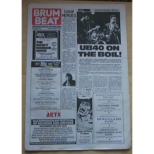 Ub40 brum beat magazine - ub40,