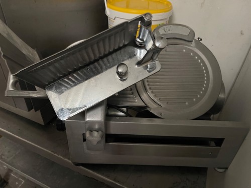 Vector commercial meat slicer - vector,