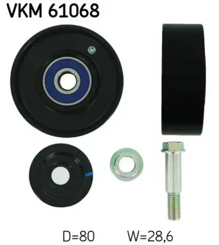 Belt pulley vkm 61068 skf - pulley,
