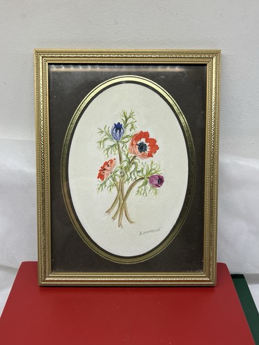 Vintage mounted framed glazed - vintage,