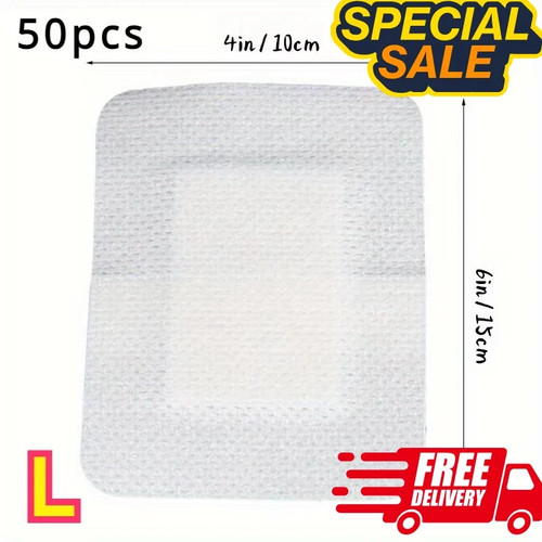 50pcs large nonwoven wound - large,