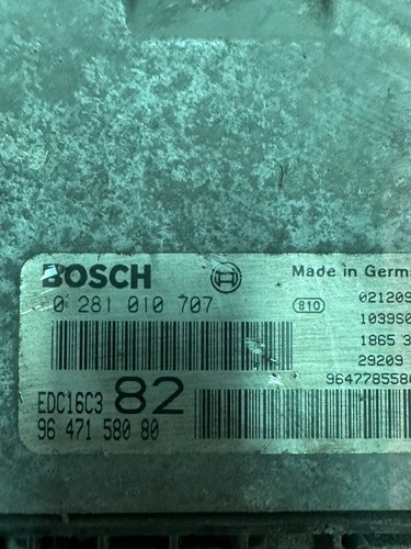Peugeot 206 hdi ecu bosch - 1.4,