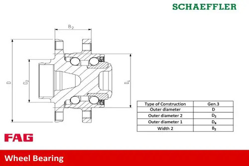 Wheel bearing 713 6792 - , 30