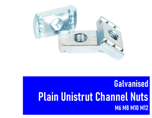 Channel nuts unistrut plain - nuts, no