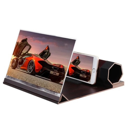 Mobile phone screen - 4x, 3d