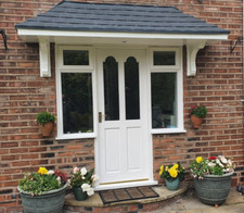 Fibreglass GRP Front Door Grey