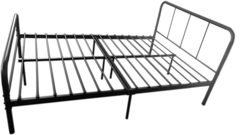 4ft6 double metal bed frame - double,