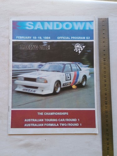 1984 sandown programme sports - sandown,