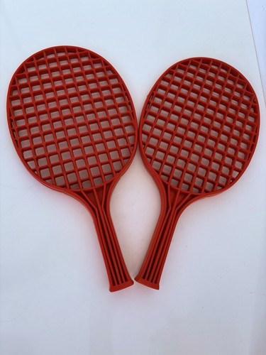 Vintage swingball rackets - swingball, red