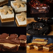 Brownie Box Homemade Christmas Gift Box Chocolate Birthday Treats