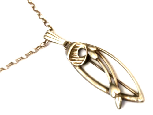 Silver ola gorie pendant - silver,